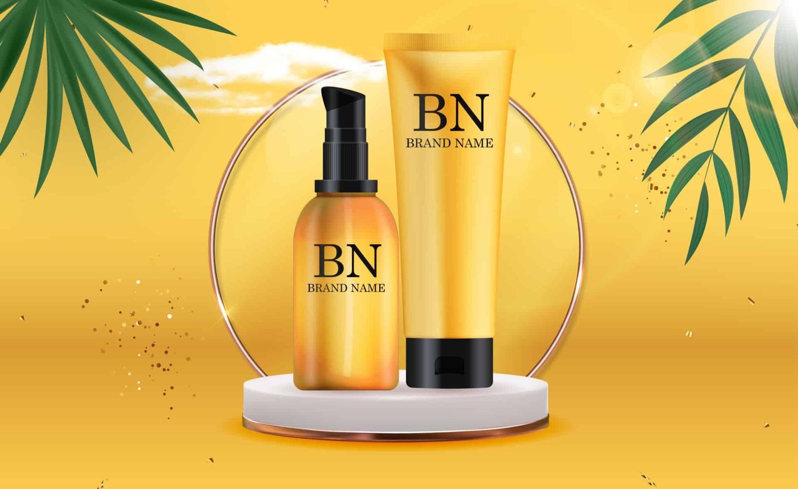 Cosmetic product showcase
